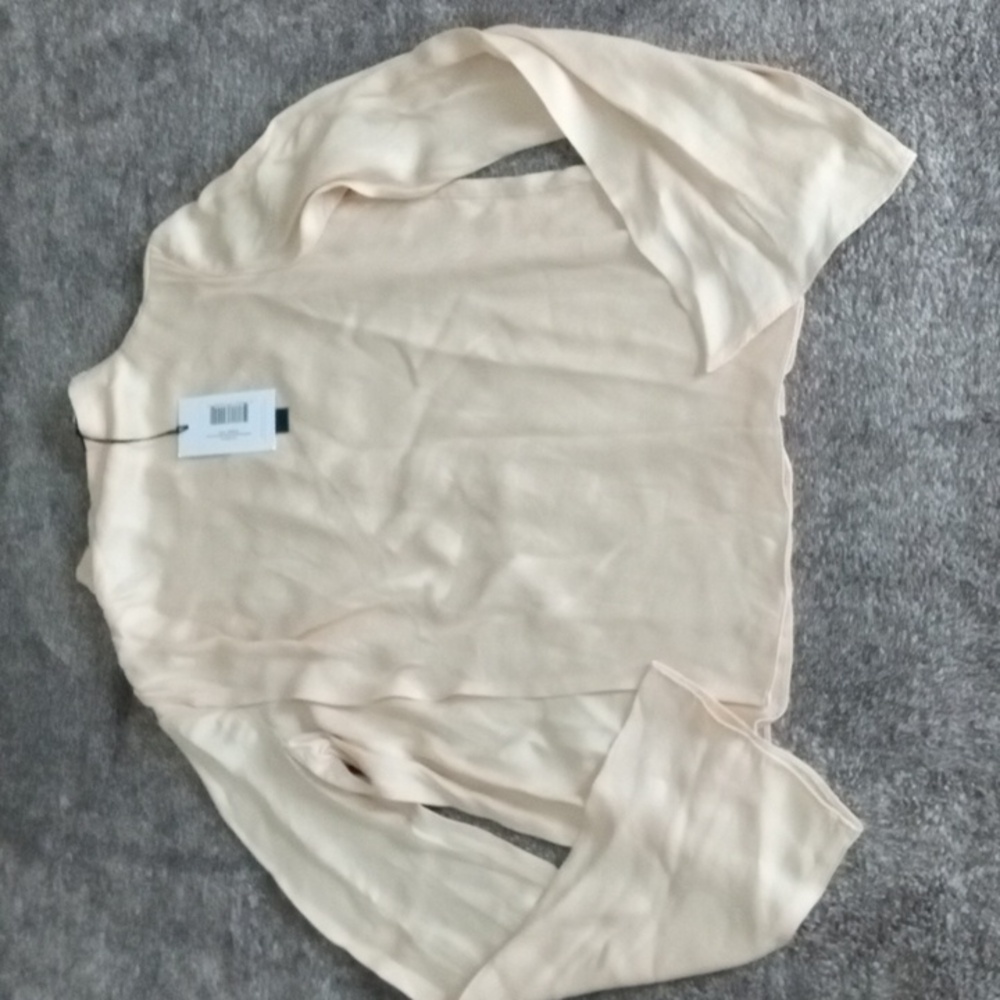 Who What Wear NWT Amanda Draped Mock Neck Bone